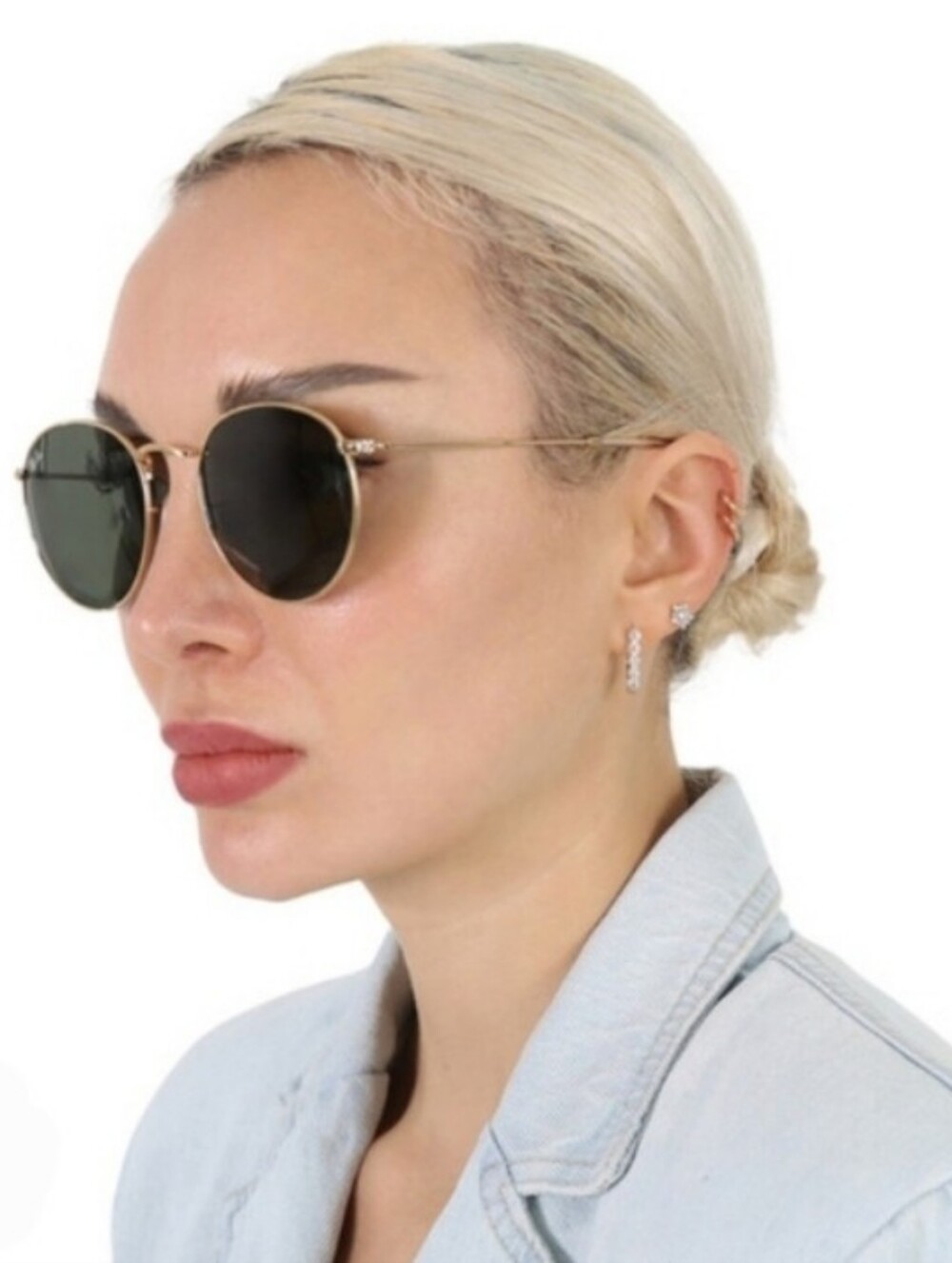 Ray-Ban Classic Gold Framed Sunglasses Style RB3447 - NWT